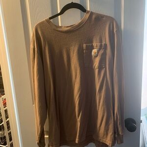 Carhartt Men's Tan Long Sleeve Tee